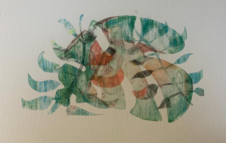 Hidden Moths Series Silkscreen Print